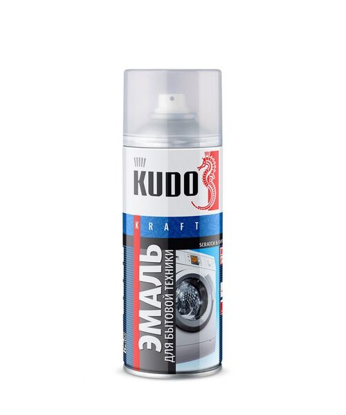 KUDO 1311 Эмаль для бытовой техники   "белая" 400ml.