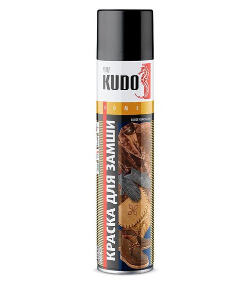 KUDO 5251 краска для замши и нубука    "черная" 300ml.